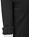 DRESSIS Women's Roll Up Sleeves Button Down Blouse