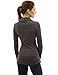 PattyBoutik Women's Shawl Collar Pleated Detail Blouse