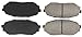 StopTech 309.05250 Front Sport Disc Brake Pad Set for Selected Asuna, Geo, Isuzu, Mazda Model Year