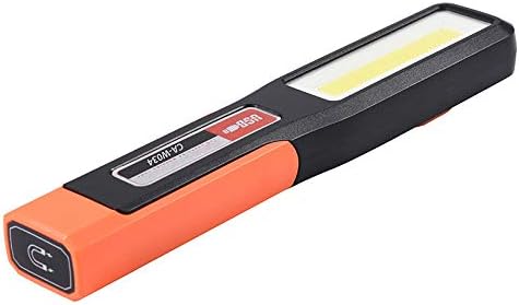 Blinkle LED COB Flashlight Mini USB Rechargeable Work Light with Magnetic Base and 360° Rotatable Stand Torch 3 Modes Bright Inspection Light for Garage and Emergency