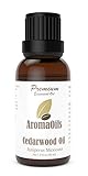 Cedarwood Essential Oil by AromaOils - 1 oz (30 ml) - 100% Pure Therapeutic Grade from Texas - Best Used Now for Aromatherapy, Inflammation, Hair Loss, Acne, Tension Relief, and as an Anti-Septic