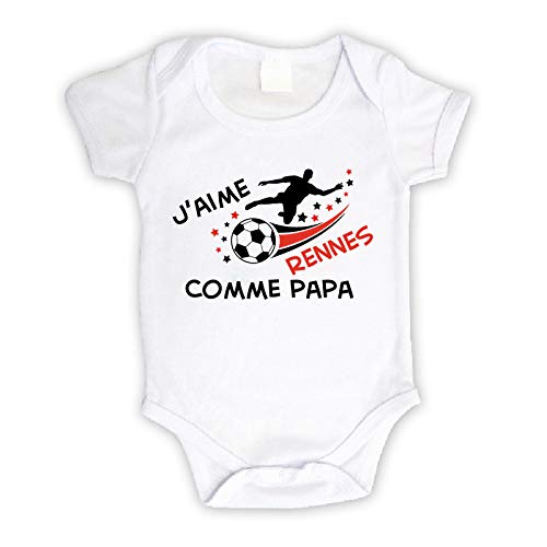 Bebe Et Puericulture Produits Handmade Body Bebe Personnalise Jaime Rennes Comme Papa Body Original Foot Manche Courte Bareltd Co Il