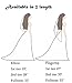 Wedding Bridal Veil with Comb 2 Tier Cut Edge Elbow Length 28