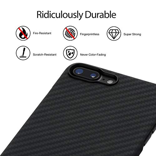 image for PITAKA iPhone 8 Plus/iPhone 7 Plus Case, Magcase Aramid Fiber, Slim Fi