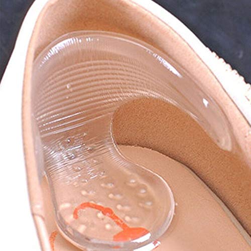 2 Pcs Silicone Shoe High Heel Dance Insole Cushion Grips Foot Protector