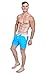 Taddlee Men Swimwear Solid Basic Long Swim Boxer Trunks Board Shorts Swimsuits, Blue, Medium