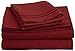Clara Clark ® Supreme 1500 Collection 4pc Bed Sheet Set - Cal King Size, Burgundy Red