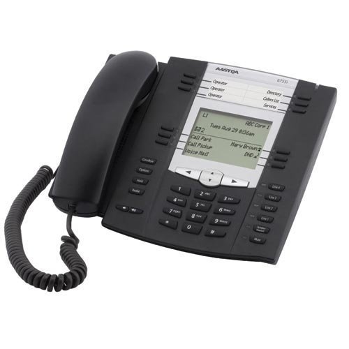 Aastra 55i (6755i) Telephone Text (Certified Refurbished)
