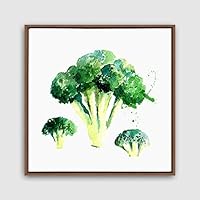 Framed Canvas Wall Art Vegetables Theme Design Canvas Prints Home Artwork Decoration for Living Room,Bedroom - 16x16 inches