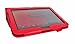 i-design Google Nexus 10 Premium PU Leather Case with Flip Stand Support, Stylus holder and Wake/Sleep Function (Google Nexus 10, Red)