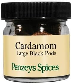Cardamom #3 Black Pods by Penzeys Spices .5 oz 1/4 cup jar