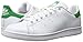 adidas Originals Men's Stan Smith Sneaker, White/White/Green, 6.5