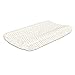 White Baby Changing Pad Cover with Gold Confetti Dots by The Peanut Shell