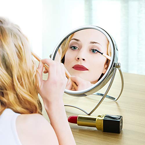 image for INCOK 10X 1X Double Sided Magnifying Makeup Mirror - 5