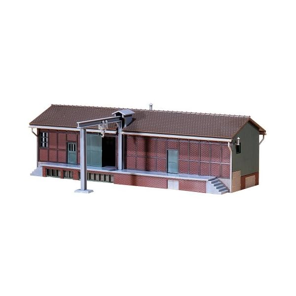 FALLER Lagerschuppen Modellbausatz mit 73 Einzelteilen 222 x 140 x 71 mm I Modelleisenbahn ZubehÃ¶r H0 GebÃ¤ude I Modelleisenbahn H0 Lagerschuppen