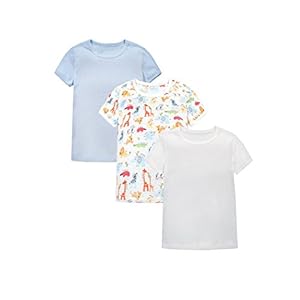 Cute On 3 Pack Unisex Baby Korte Mouw Ultra Dunne Mesh T-Shirt/Katoen Tee