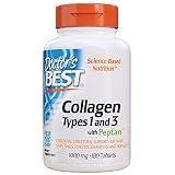 Doctor's Best Best Collagen Types 1 and 3, 1000 mg. Tablets, 180-Count