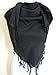 SM Solid Black Arab Shemagh Head Scarf Neck Wrap Face Cover Tactical Military Army