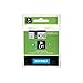DYMO Authentic Standard D1 53713 Labeling Tape (Black Print on White Tape, 1'' W x 23' L, 1 Cartridge), Package May Vary