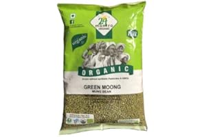 Organic Green Moong/Mung Beans - 4 Pounds (1.82 kg) | Gluten Free | Non-GMO | Vegan | USDA & European Union Certified Organic