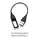 Insten Replacement USB Charging Cable Charger Cord for Fitbit Flex Fitness Tracker Wireless Activity Wristband, Black 4.5' (NOT Compatible with Flex 2 Flex2)