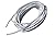 1/2" x 50' White Shock Bungee Rubber Rope Cord - Woven Jacketed