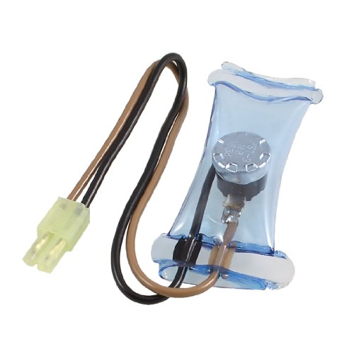 uxcell PST-3 N8 2 Pin Connectors -7C Refrigerator Defrost Thermostat Switch AC 250V 10A