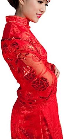 Henglizh Women's Vintage Scarf Floral Sequin Wedding Cape Evening Dress Shawl