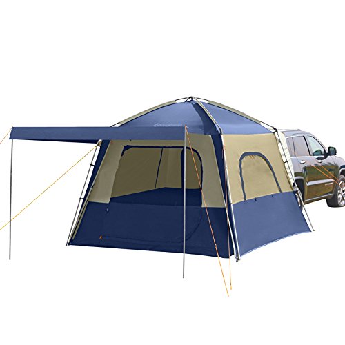 iloilo KingCamp MELFI PLUS 3 Seasons 5 Person Multifunctional SUV Car Tent Blue 11street