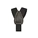 KK and Jay Supply Shirt stays for men - Premium shirt garters for men - The ORIGINAL Premium Stay Tucked Shirt Garters (Solid Black)