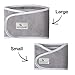 Anna & Eve® Baby Swaddle Strap for Newborns and Infants - 100% Cotton, No Overheating - The Original Arms Only - Adjustable Small Size Swaddle, Fits Chest 13.5