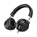 Sound Intone I8 Over-Ear Headphones with Microphone Bass Stereo Lightweight Adjustable Headsets for iPhone iPad iPod Android Smartphones Laptop Mp3 (Black)