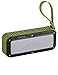 PAXCESS Portable Outdoor and Shower Bluetooth Speaker, Durable Wireless Waterproof Speakers Hands-Free with Built-In Microphone Dust and Shock Resistant (Army Green)