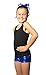 Stretch is Comfort Girl's Dance Cheer Gymnastics Metallic Booty Shorts
