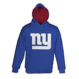 New York Giants Youth Primary Gear Blue Hooded Sweatshirt