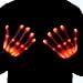 Ultimate LED Light Up Skeleton Gloves- 12 Color changeable-Light Up-Looks Like You Have Skeleton Hands