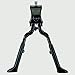 O-Stand Double Leg Adjustable Black Alloy Kickstand for 24