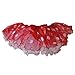 Ladybug Polka Dot Girl's Costume 3 Layered Tulle Tutu Assorted Colors (Red-blk)