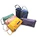 Longjet Large Capacity Pencil Case, Portable Zipper Closure Makeup Bag, Canvas Cell Phone Earphone Pouch (yellow)