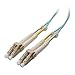 Cable Matters 40Gb OFNP Plenum Rated Multimode Duplex 50/125 OM3 Fiber Cable, LC to LC Fiber Optic Cable - 49.2ft / 15m