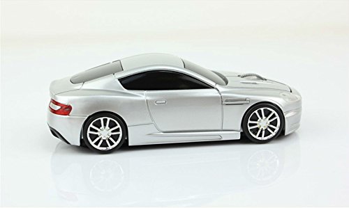 KLEIN Design FTD-MS136 Aston Martin style wireless optical mouse color silver