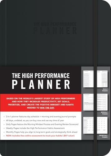 Amazon.com: The High Performance Planner [Red]: 9781401957322
