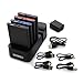instaCHARGE Grab & Go 4-Pack 4000mAh Power Banks & Charging Station (Black)