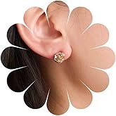 Andelaisi Boho Hammered Square Earrings Vintage Geometric Square Earrings Gold Texture Square Stud Earrings Minimalist Irregular Square Statement Earrings Jewelry for Women