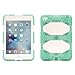 Griffin Survivor All-Terrain iPad Mini 4 Case with Stand - Impact-Resistant and Rugged Design, Green/White