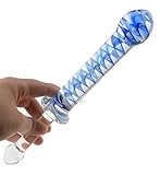 Wowlife New Designed Glass Dildo Dilddo for Women Crystal Masturbator Glass Love Design Glass Rainbow Nubby G-spot Stimulator Anal Penis Dildos lover/couple