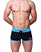 Zehui Swimming Trunks Fashion Boxer with Front Tie Mens Pants Swimwear Black XL