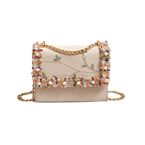 Women Crossbody Bag, Ladies Pearl Lace Shoulder Bag Handbags by-NEWOENSUN