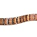 Reevaria Mens Elegant Guaranteed 99.9% Pure Copper 4 Elements in 1 Magnetic Therapy Bracelet Pain Relief for Arthritis and Carpal Tunnel