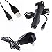 Fosmon Micro USB Value Pack Bundle for LG 440G (TracFone)- Includes Home / Travel Charger, Car / Vehicle Charger and USB Cable